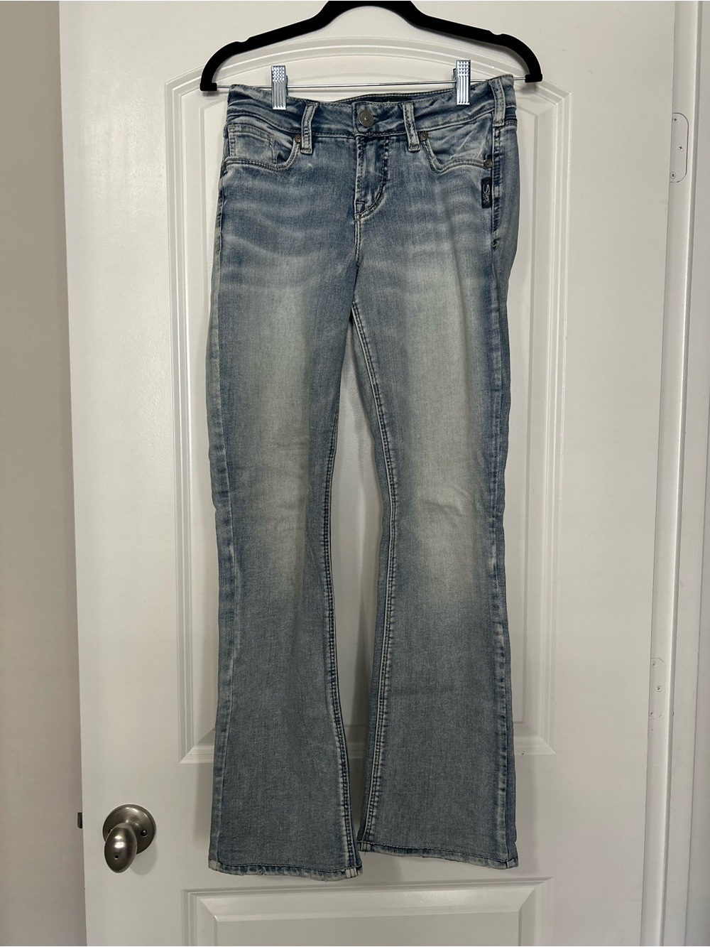 Silver Jeans Women's Light Blue Flare Jeans